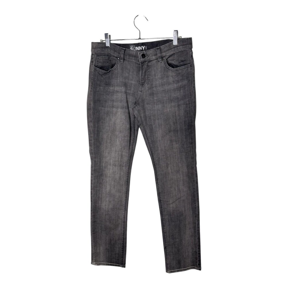 New York & Company Gray Low Rise Skinny Jeans Size 6 Denim Stretch